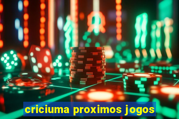 criciuma proximos jogos